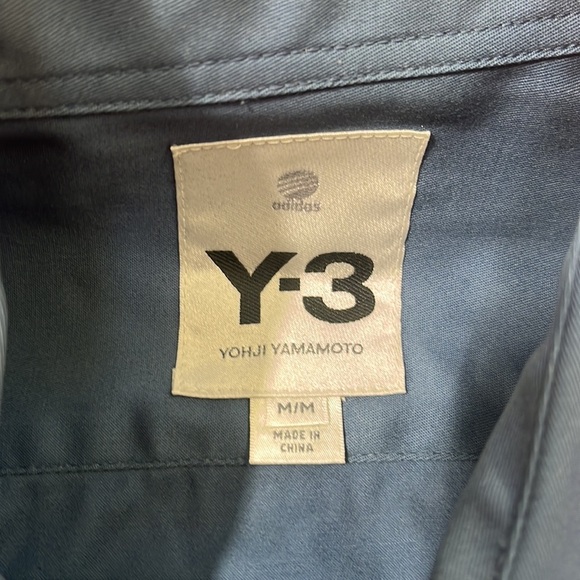 NWT Adidas Y-3 Men’s Work Shirt Size M - Picture 4 of 9